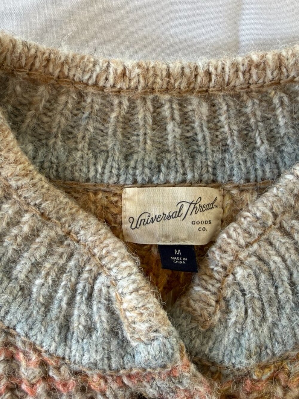 Universal Thread Colorful Pastel Chunky Sweater - Picture 6 of 7